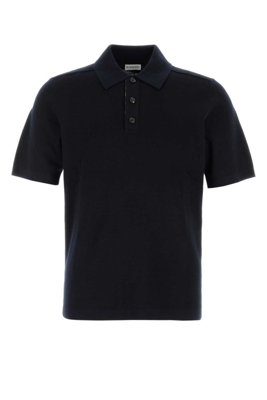 Midnight blue wool polo shirt BURBERRY (8127129)