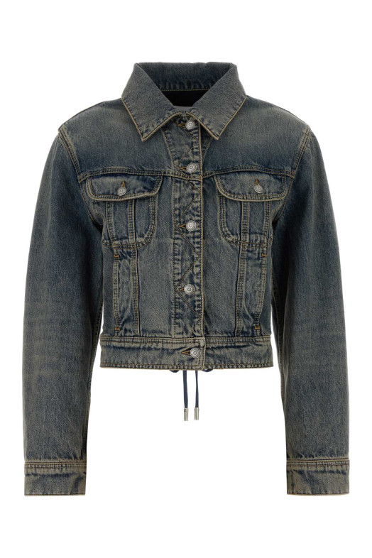 Джинсовая куртка ALEXANDER MCQUEEN (871901QMAD4)