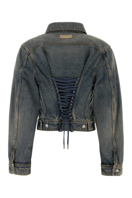 Джинсовая куртка ALEXANDER MCQUEEN (871901QMAD4)