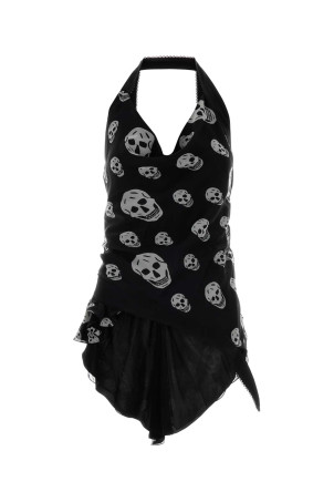 Printed chiffon top ALEXANDER MCQUEEN (872175QDAPZ)