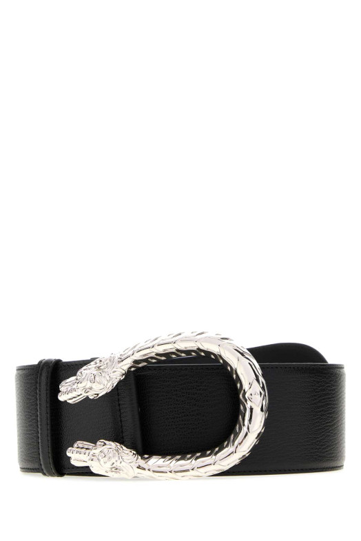 Black leather Dionysus belt Black GUCCI (874680AAGD6)