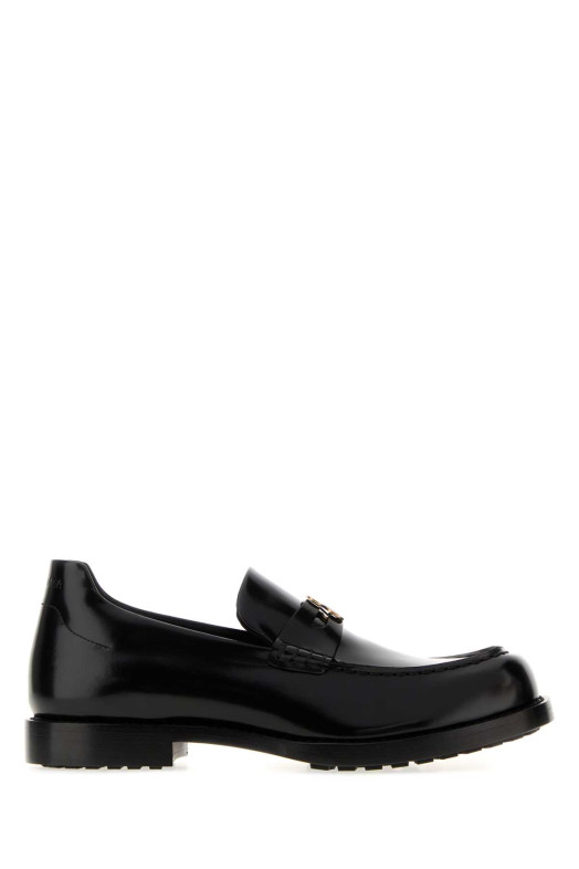Black leather Confy loafers BALENCIAGA (876333WBEC1)