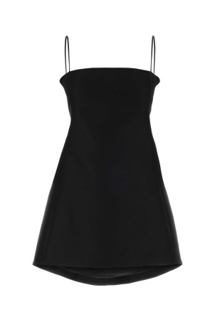 Black wool blend mini dress Black BALENCIAGA (A00291TUT22)
