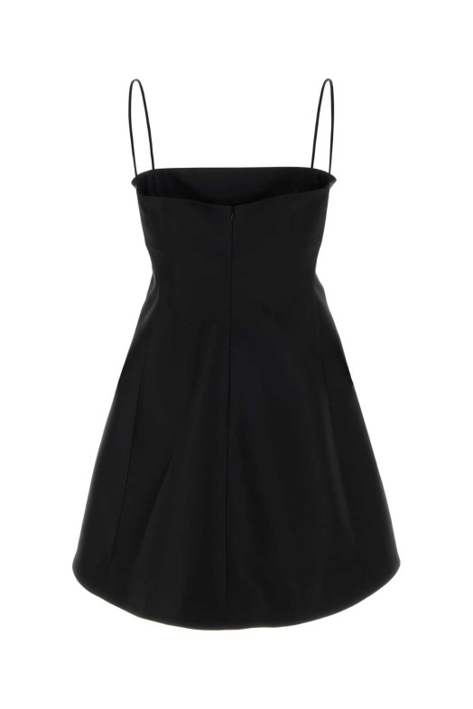 Black wool blend mini dress Black BALENCIAGA (A00291TUT22)