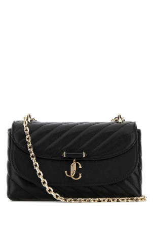 Black leather Curve shoulder bag JIMMY CHOO (AVNCURXBODYSHBU)