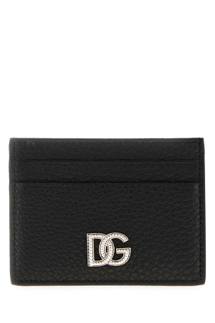 Black leather card holder Black DOLCE & GABBANA (BP0330A0370)