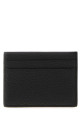 Black leather card holder Black DOLCE & GABBANA (BP0330A0370)