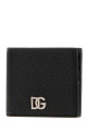 Черный кожаный кошелек Black DOLCE & GABBANA (BP1321A0370) DOLCE & GABBANA
