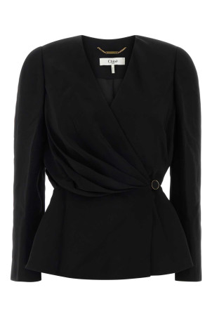 Black crepe top CHLOE (CH26AHT70036)
