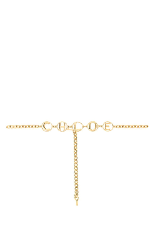 Gold metal chain ChloÃ© Script belt CHLOE (CH26SBJ01CB7)
