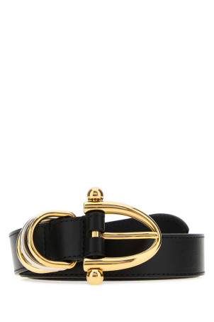 Black leather ChloÃ© Bracelet belt CHLOE (CHC25SC004SFB)