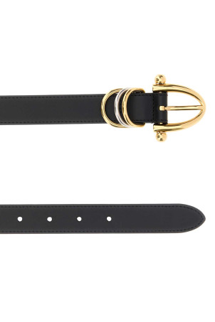 Black leather ChloÃ© Bracelet belt CHLOE (CHC25SC004SFB)