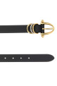 Black leather ChloÃ© Bracelet belt CHLOE (CHC25SC004SFB)