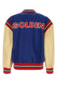 Multicolor nylon and leather bomber jacket GOLDEN GOOSE DELUXE BRAND (GMP02792P002665)