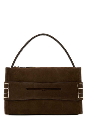 Brown suede small Loafer handbag Red JW ANDERSON (HB0762LA0364)