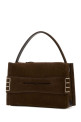 Brown suede small Loafer handbag Red JW ANDERSON (HB0762LA0364)