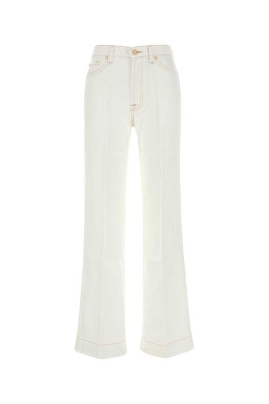 White lyocell Modern Dojo pant White SEVEN FOR ALL MANKIND (JSDEC850BC)