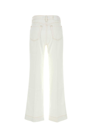 White lyocell Modern Dojo pant White SEVEN FOR ALL MANKIND (JSDEC850BC)