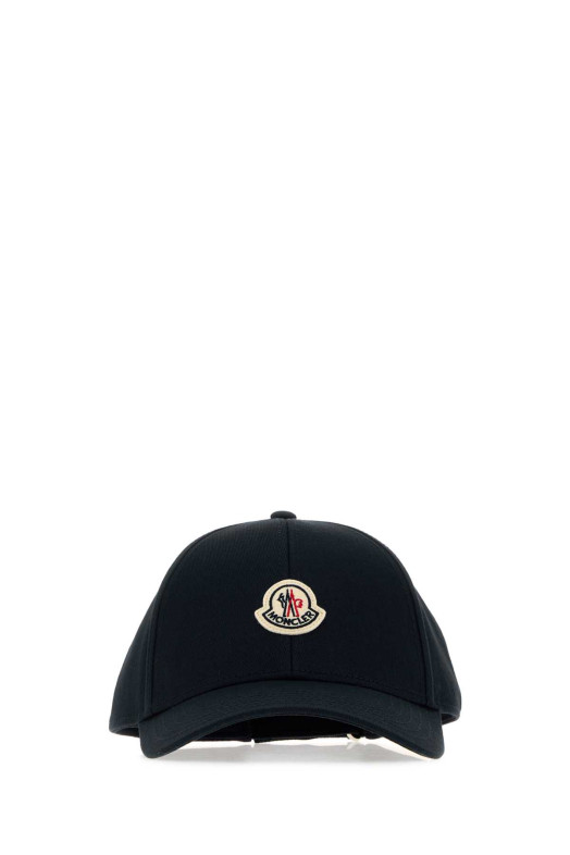 Black cotton baseball cap Black MONCLER (L20913B0003704863)