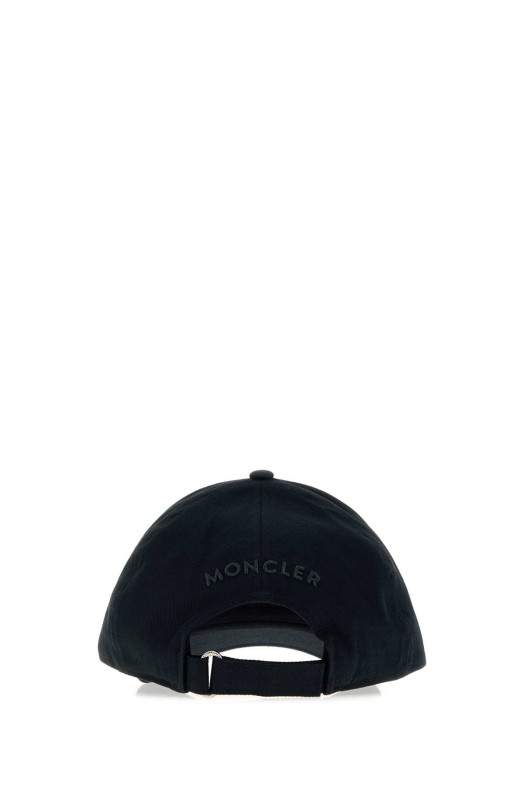 Black cotton baseball cap Black MONCLER (L20913B0003704863)