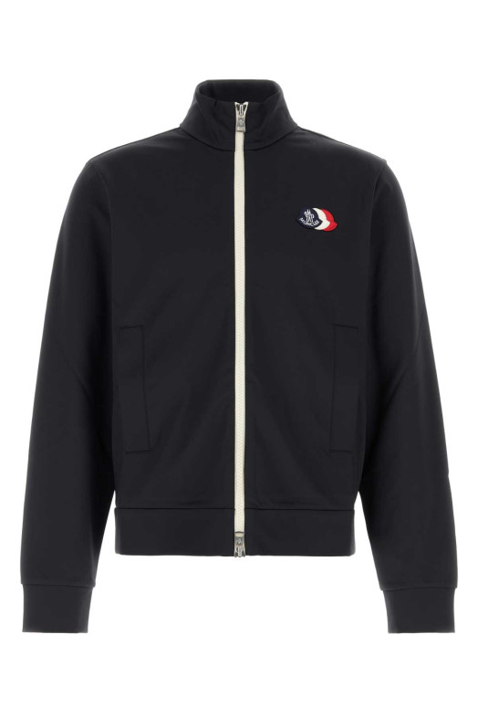 Black stretch nylon blend sweatshirt MONCLER (L20918G0001289BFF)