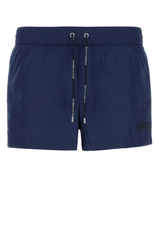 Blue polyester swimming shorts DOLCE & GABBANA (M4F62TON0DK)