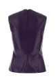 Purple leather top MIU MIU (MPT299SOOO165Z)