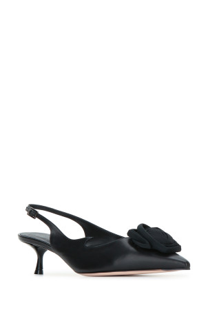 I LOVE VIVIER ROSES SLING BACK 45 BLUE ROGER VIVIER (RVW54345660VNV)