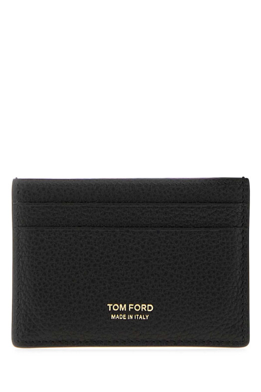 Black leather card holder TOM FORD (S0538LCL615N)