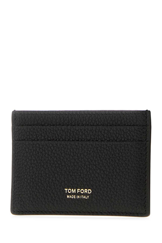 Black leather card holder TOM FORD (S0538LCL615N)