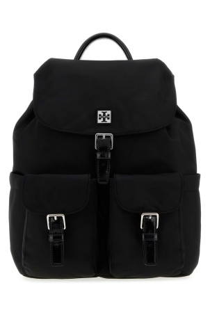 Black fabric Virginia backpack TORY BURCH (169165)