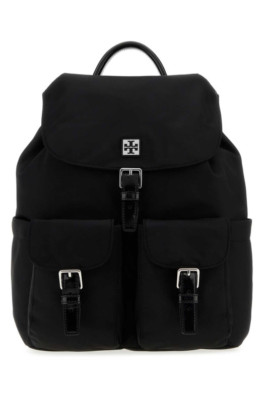 Black fabric Virginia backpack TORY BURCH (169165)