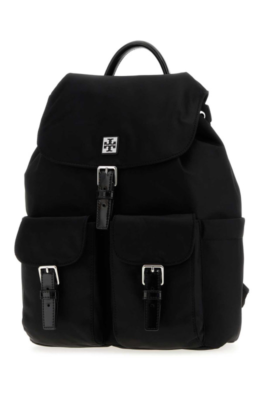 Black fabric Virginia backpack TORY BURCH (169165)