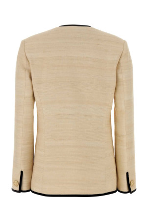 Ivory silk blend blazer VALENTINO GARAVANI (9B3CE5X5A9F)