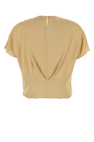 Cream satin Sakine top ISABEL MARANT (HT0959FBD3J13I)