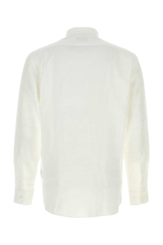 White linen shirt ZEGNA (RUHX31A3SRO3)
