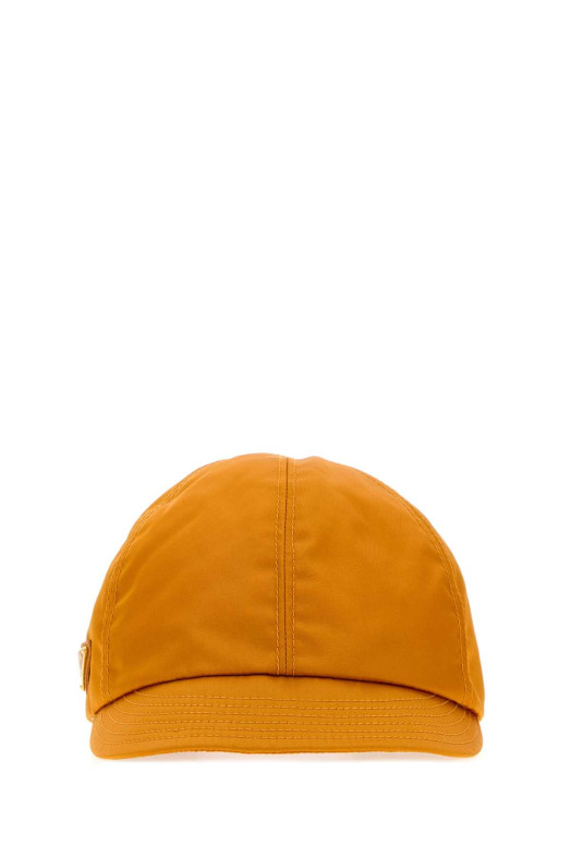 Бейсболка из оранжевого ре-нейлона PRADA (1HC5182DMI)