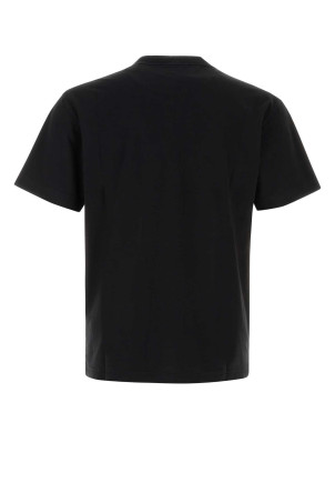 Black cotton t-shirt Black STONE ISLAND (210003411)