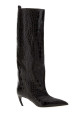 Dark brown leather Lea boots THE ATTICO (261WSH00879LBT155PR)