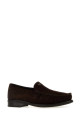 Dark brown suede loafers PRADA (2DB229FX000103)