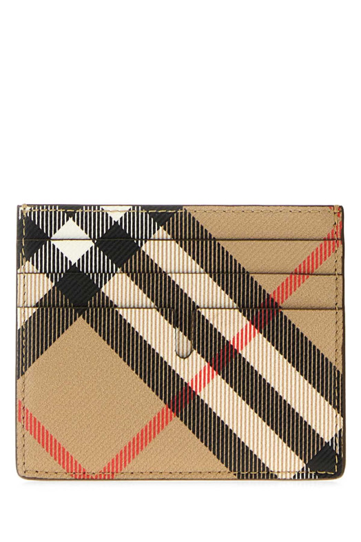 Printed canvas card holder BURBERRY (8112305)