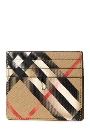 Printed canvas card holder BURBERRY (8112305)