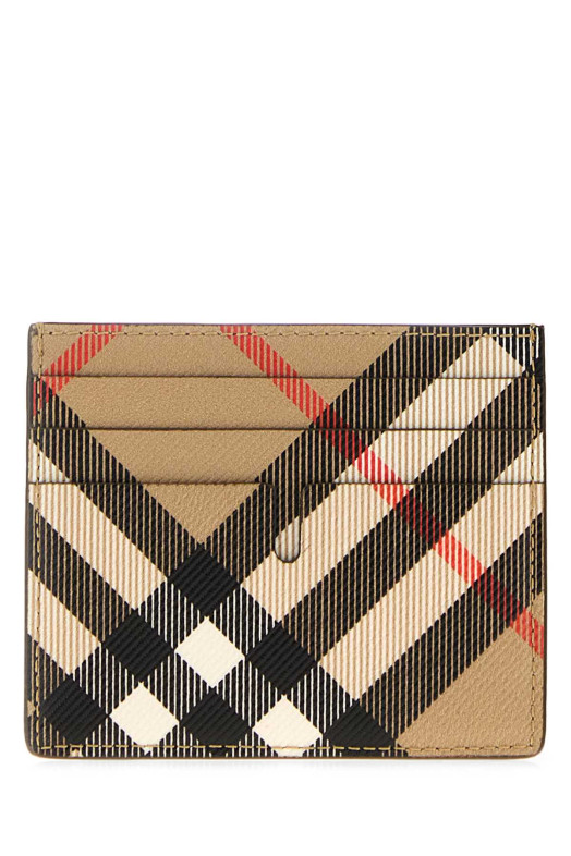 Printed canvas card holder BURBERRY (8112305)
