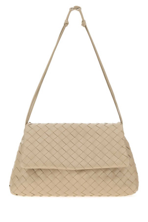 Sand leather clutch BOTTEGA VENETA (857657V3IV0)