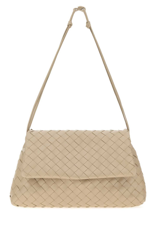 Sand leather clutch BOTTEGA VENETA (857657V3IV0)