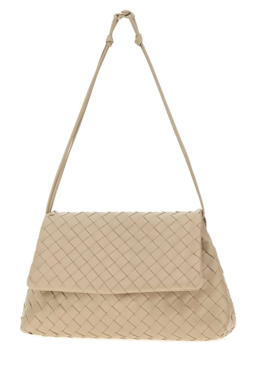 Sand leather clutch BOTTEGA VENETA (857657V3IV0)