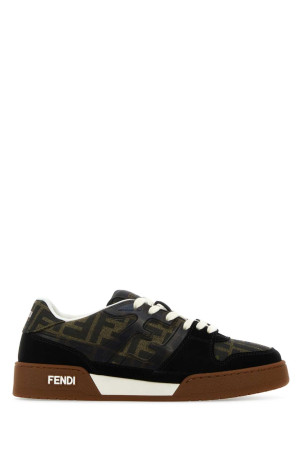 Multicolor leather, rubber and fabric Fendi Match sneakers FENDI (8E8470AQ6I)