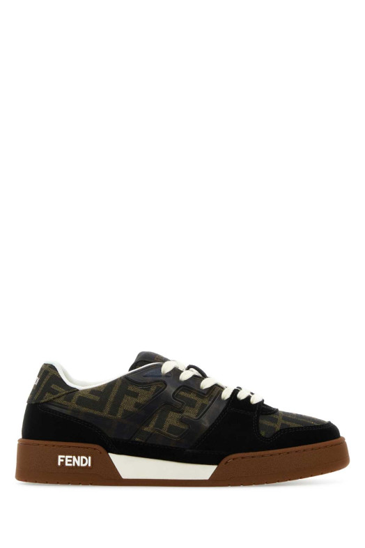 Multicolor leather, rubber and fabric Fendi Match sneakers FENDI (8E8470AQ6I)