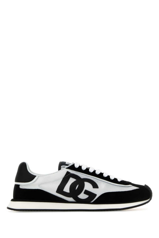 Two-tone mesh and suede DG Aria sneakers DOLCE & GABBANA (CS2288A5355)