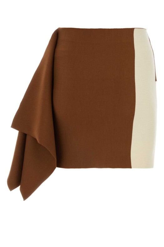 Multicolor wool mini skirt FENDI (FZQ738ARV7)